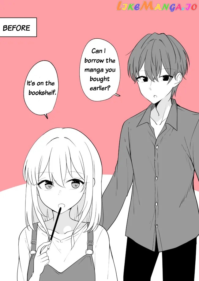 Daily Life Of A Couple In Which The Boyfriend Became A Girl One Day chapter 13 - page 1