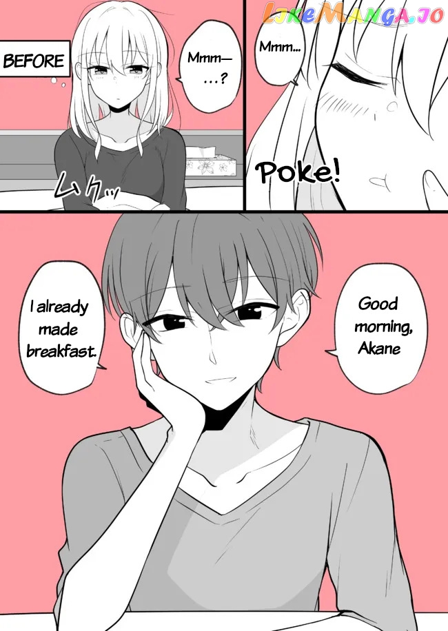 Daily Life Of A Couple In Which The Boyfriend Became A Girl One Day chapter 16 - page 1