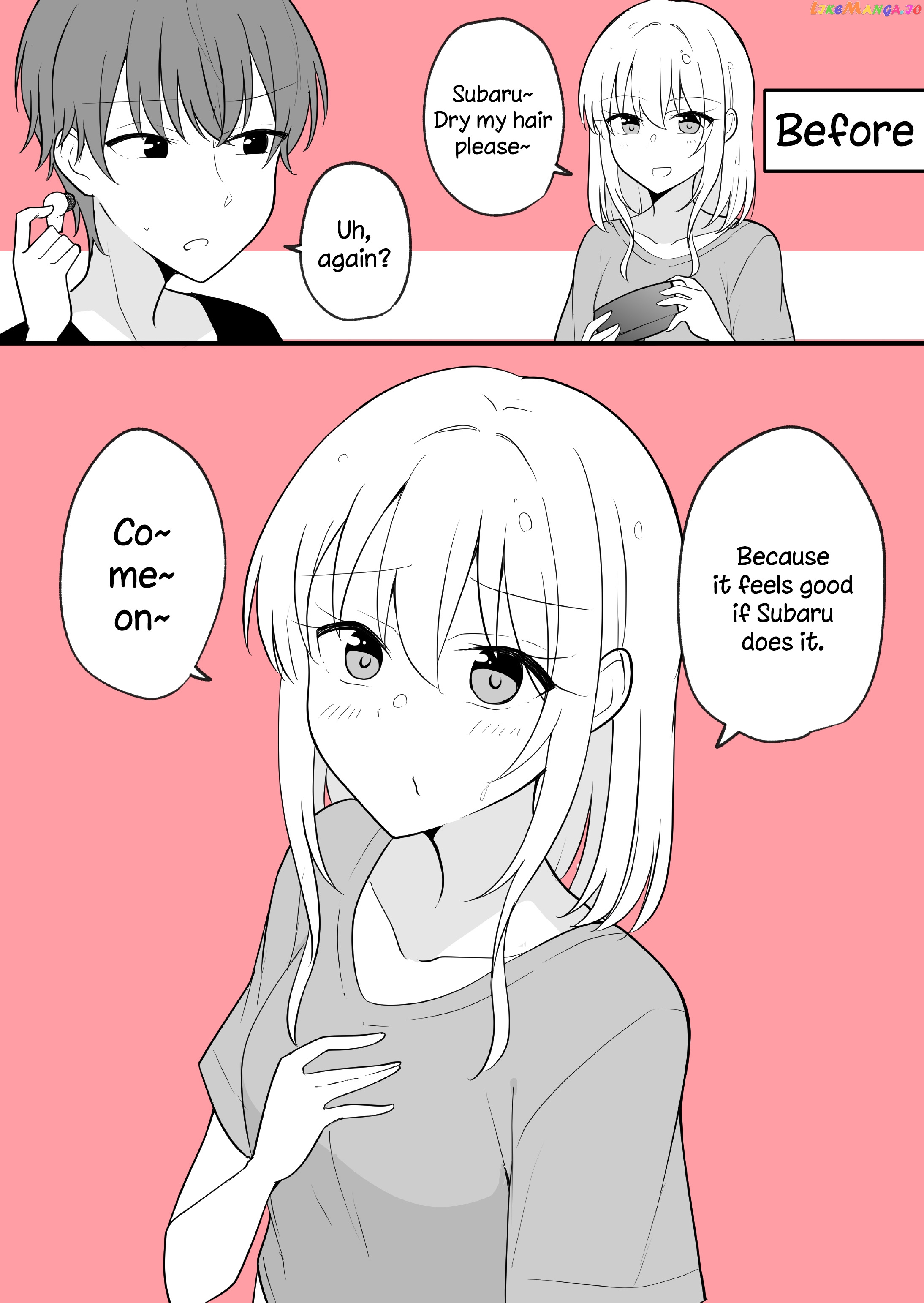 Daily Life Of A Couple In Which The Boyfriend Became A Girl One Day chapter 18 - page 1