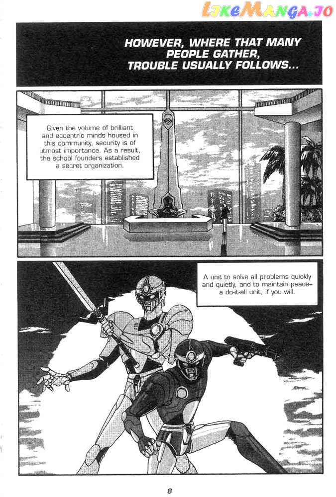 Gakuen Tokukei Duklyon chapter 1 - page 6