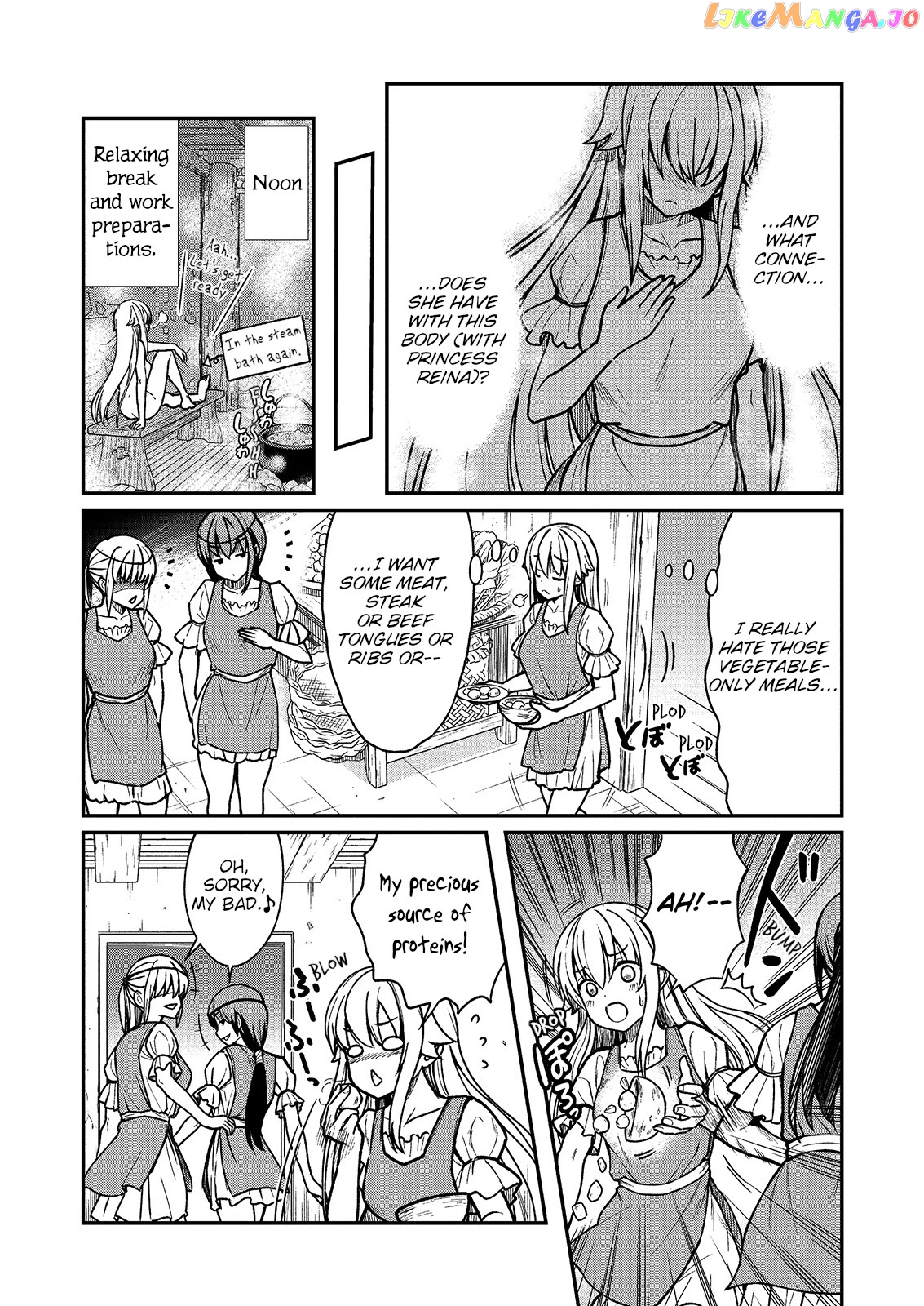 Becoming Princess Knight And Working At Yuri Brothel chapter 2 - page 6