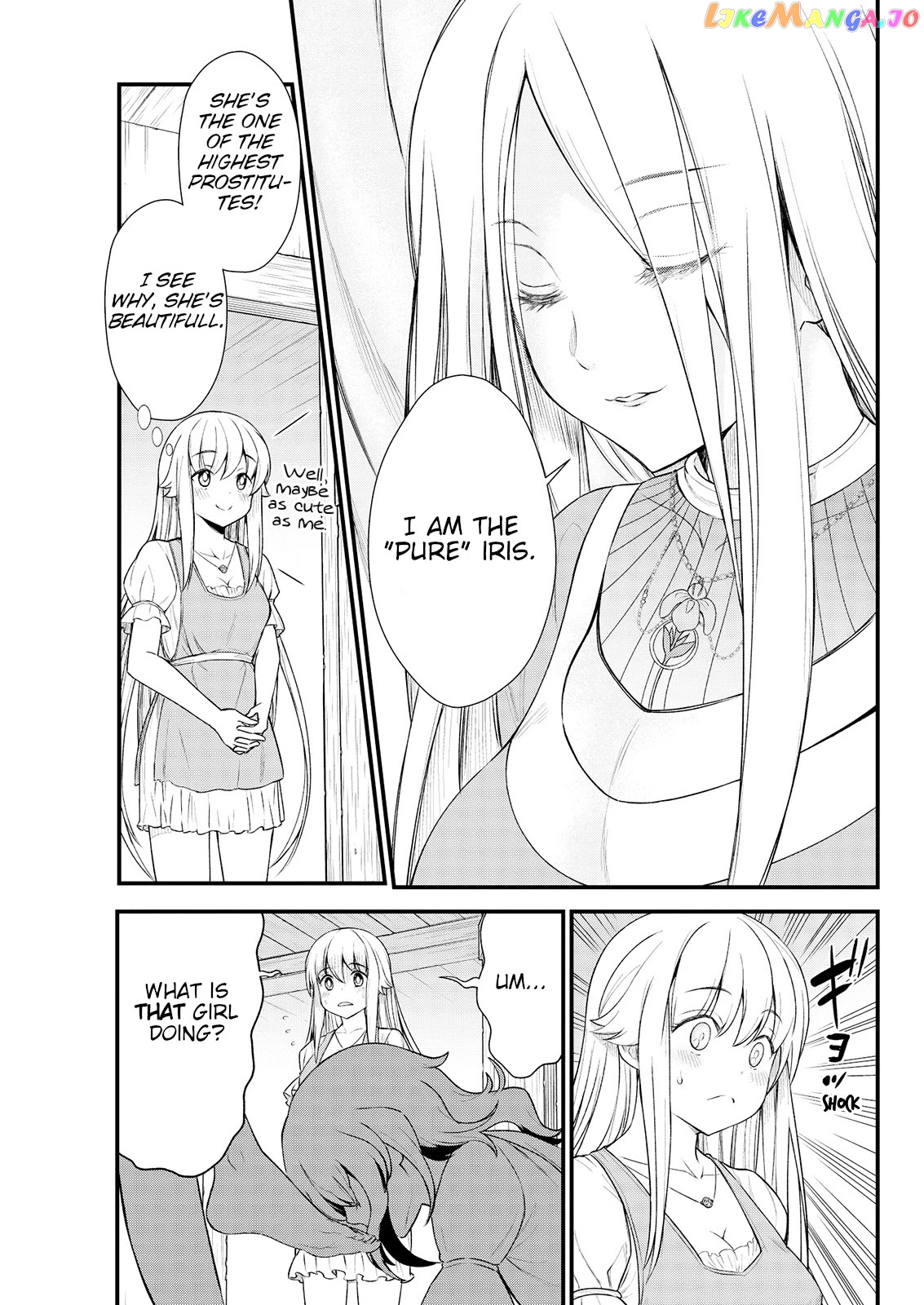 Becoming Princess Knight And Working At Yuri Brothel chapter 7 - page 23