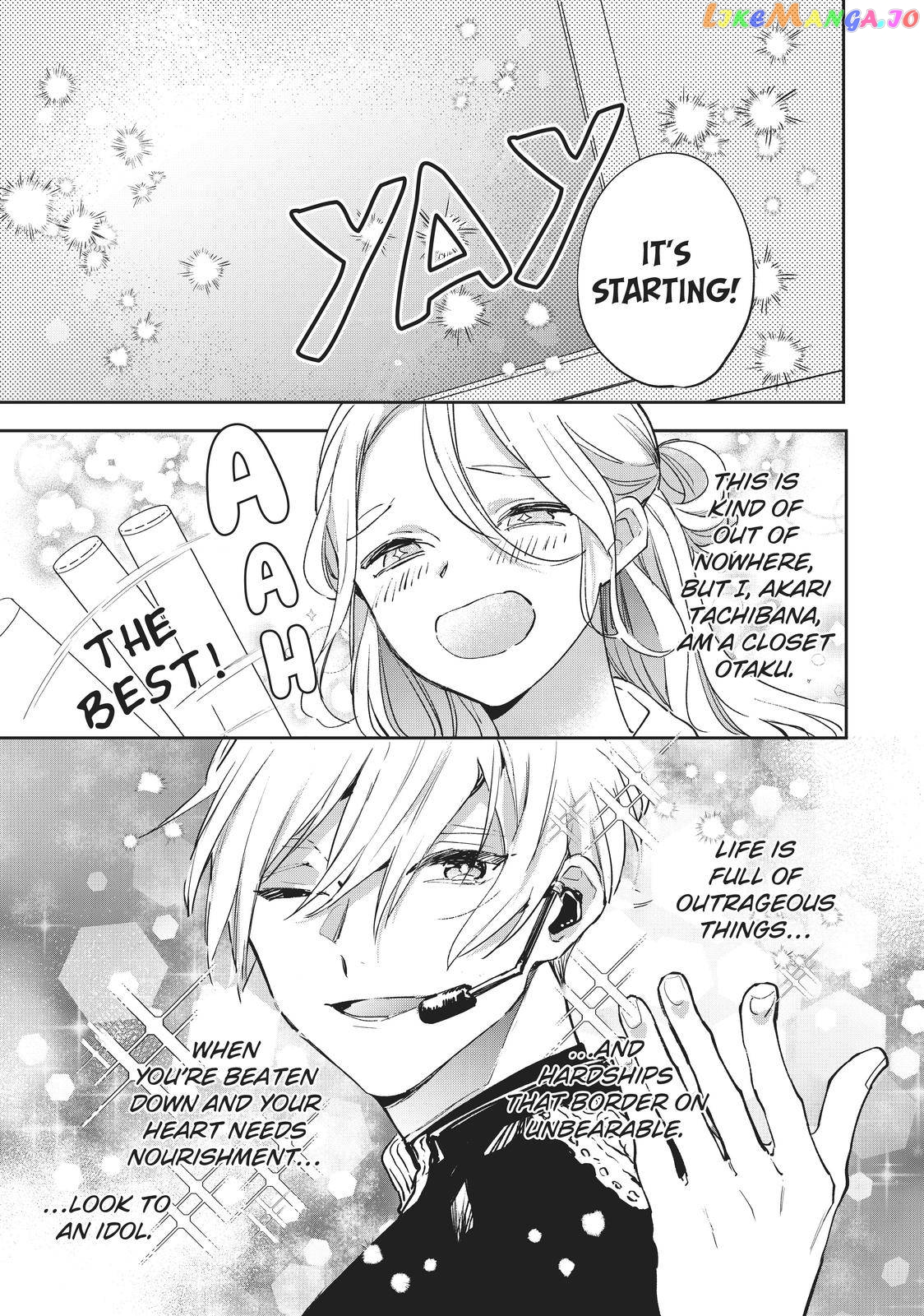 Having an Idol-Loving Boyfriend is the Best chapter 1 - page 8