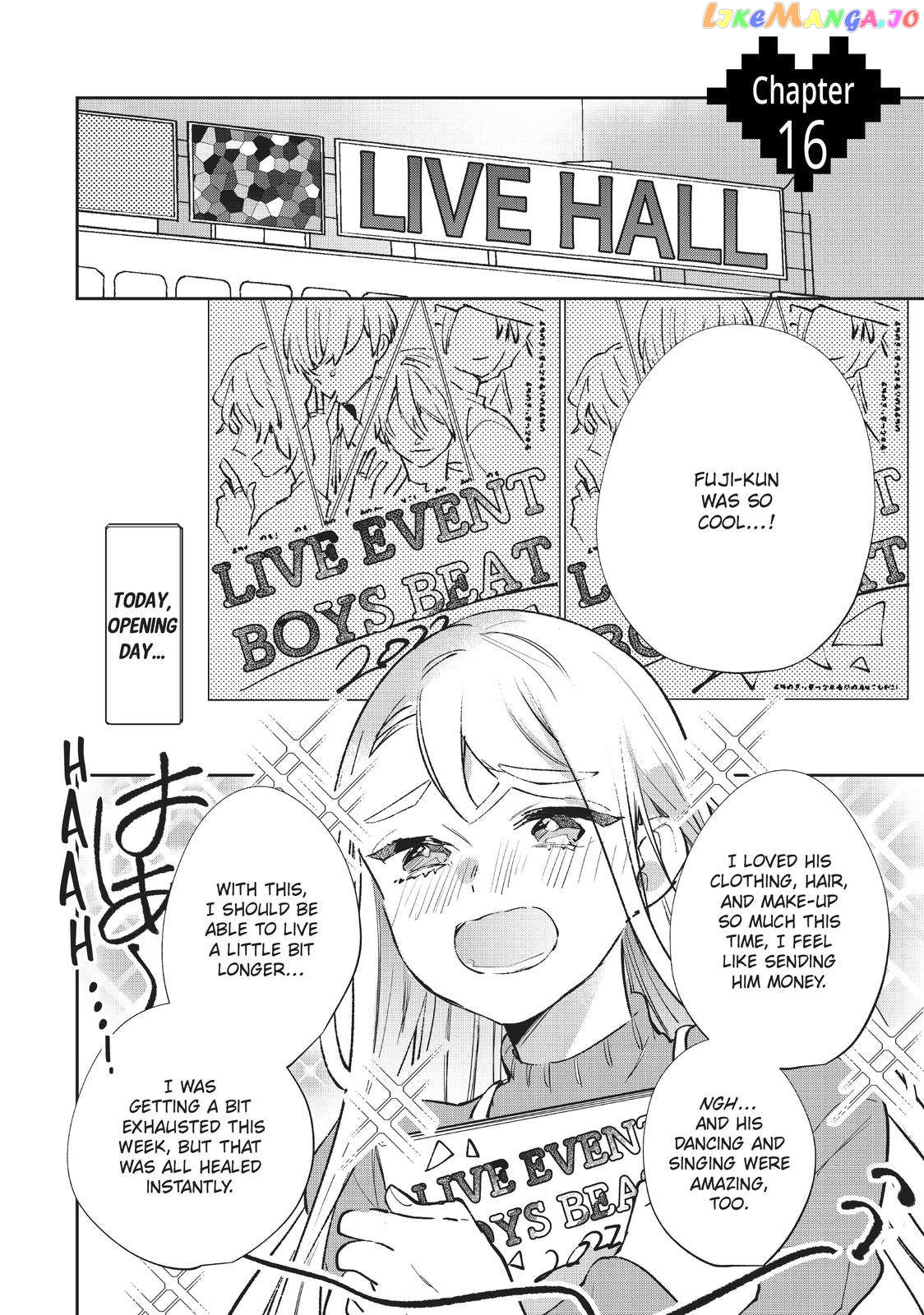 Having an Idol-Loving Boyfriend is the Best chapter 16 - page 1