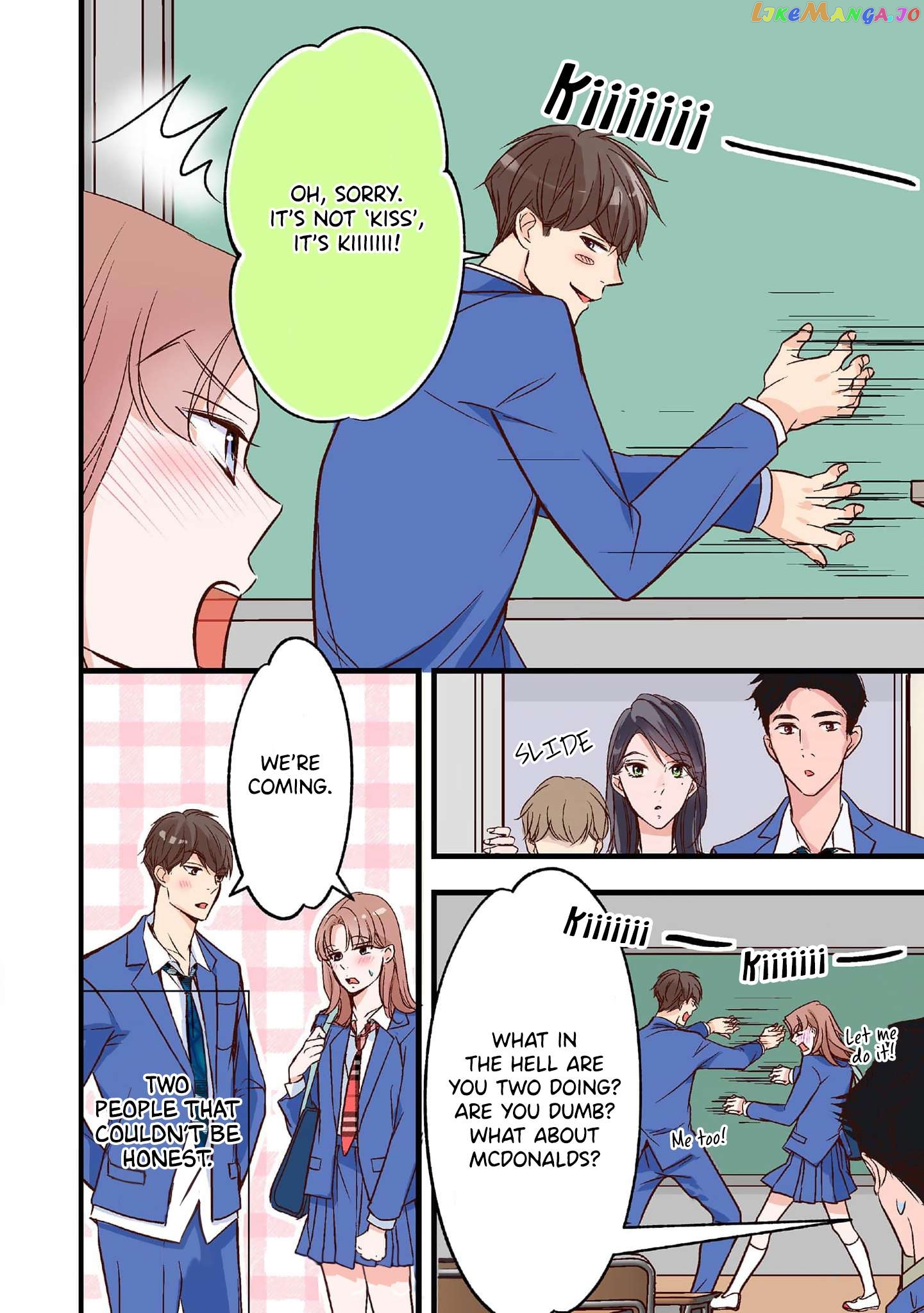 We kissed even though we are just friends Chapter 2 - page 6