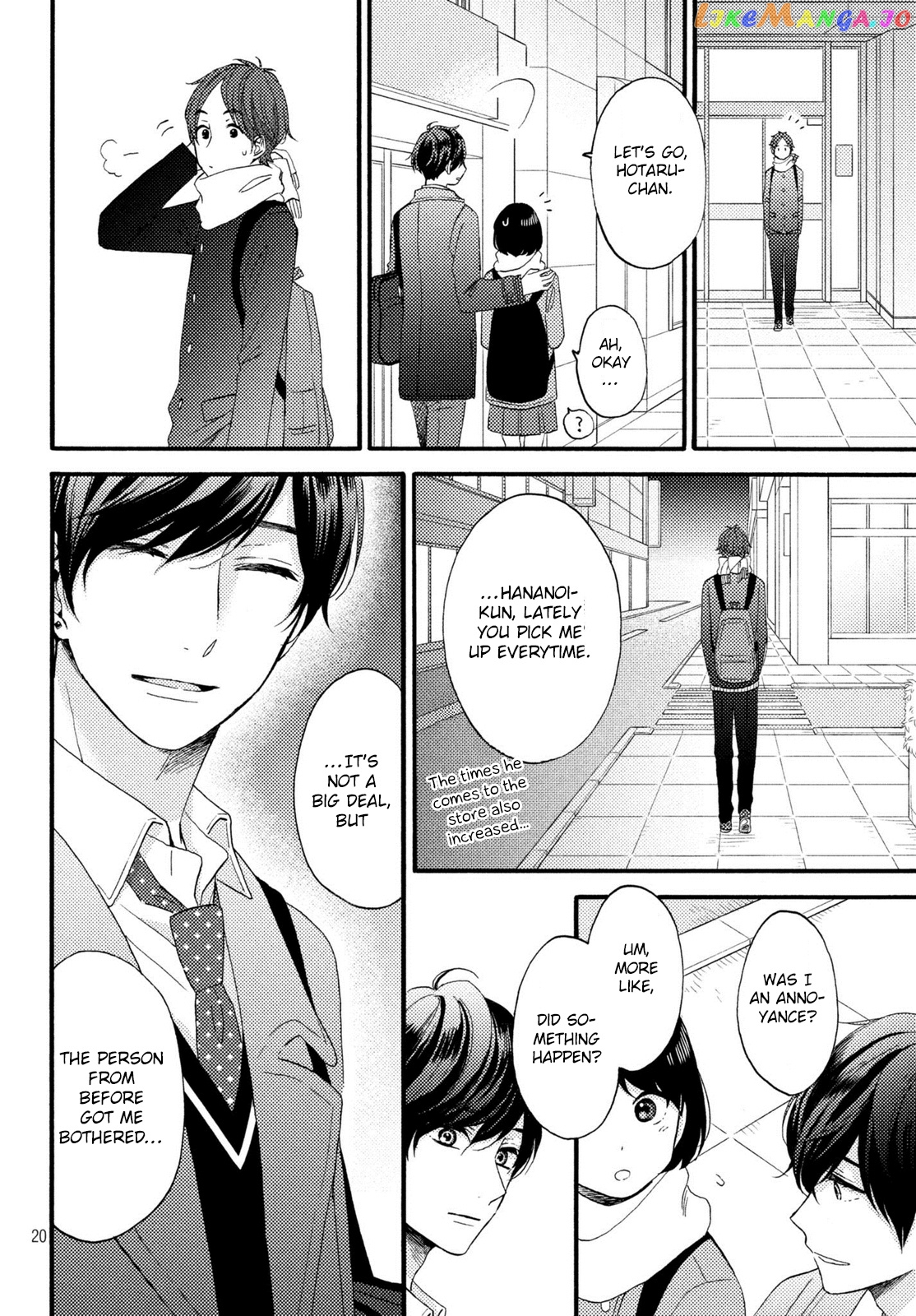 Hananoi-Kun To Koi No Yamai chapter 10 - page 21