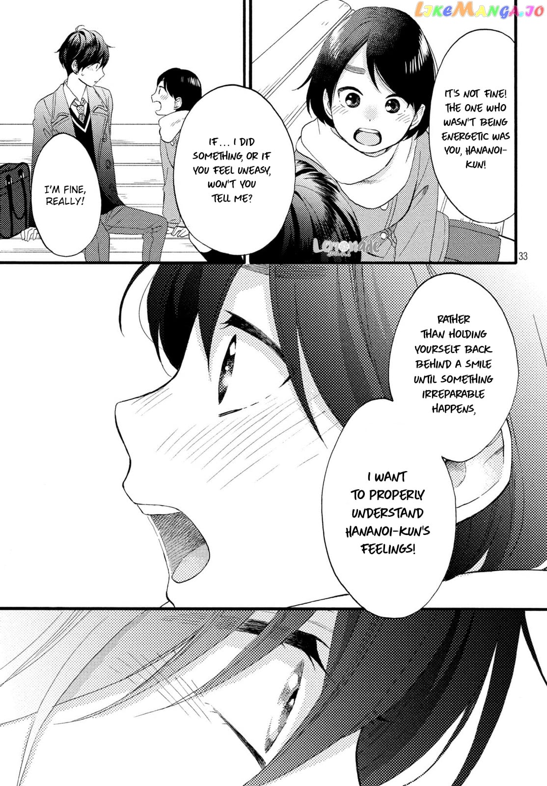 Hananoi-Kun To Koi No Yamai chapter 10 - page 34