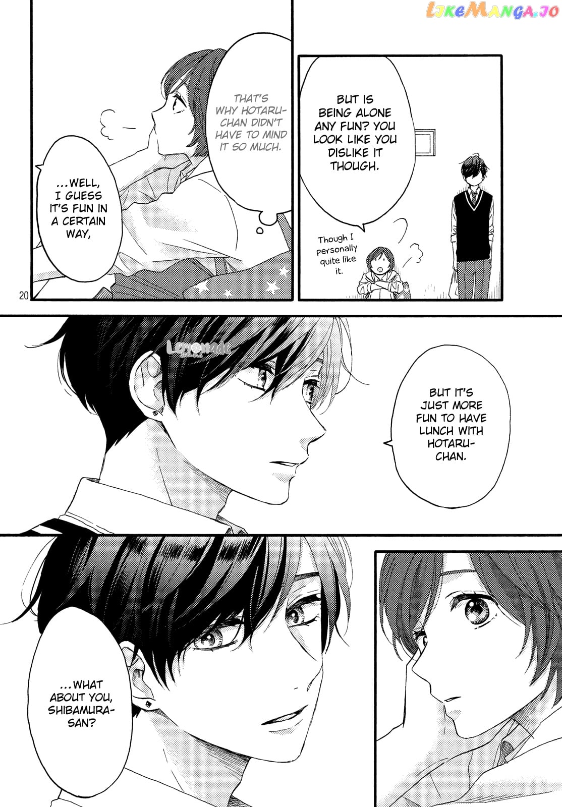 Hananoi-Kun To Koi No Yamai chapter 17 - page 21