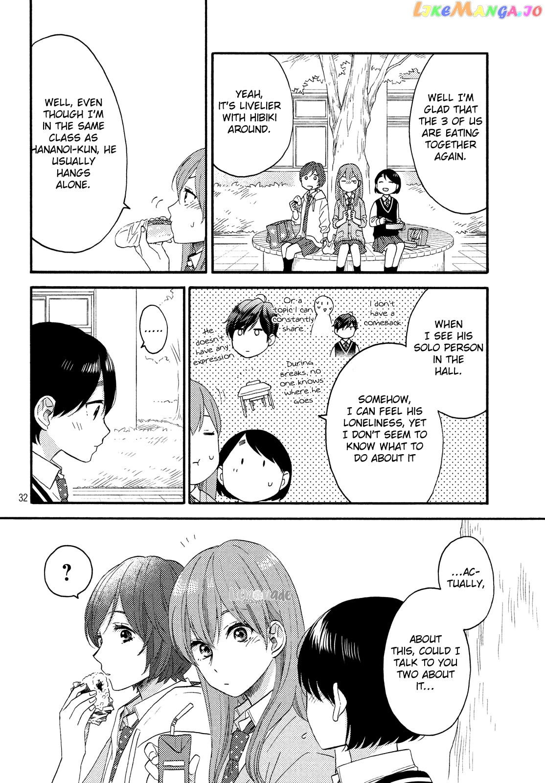 Hananoi-Kun To Koi No Yamai chapter 17 - page 33