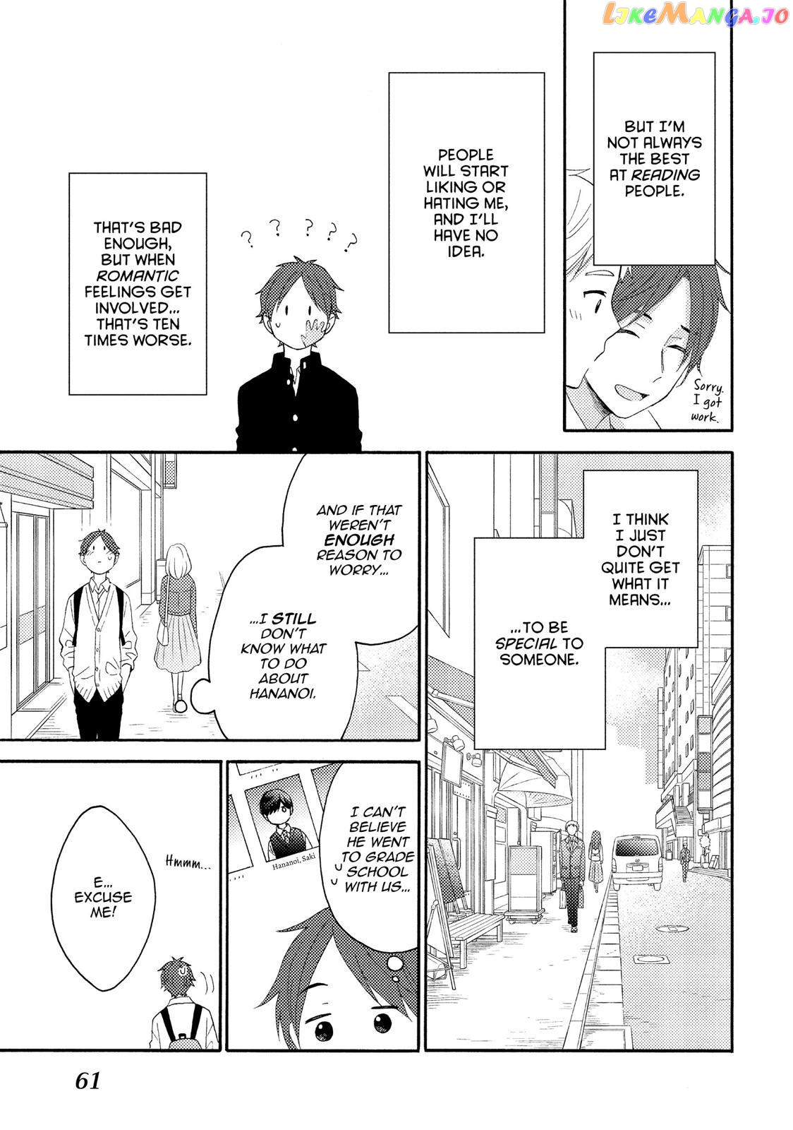 Hananoi-Kun To Koi No Yamai chapter 18 - page 11