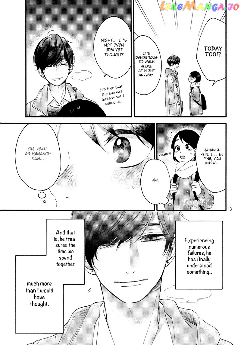 Hananoi-Kun To Koi No Yamai chapter 6 - page 14