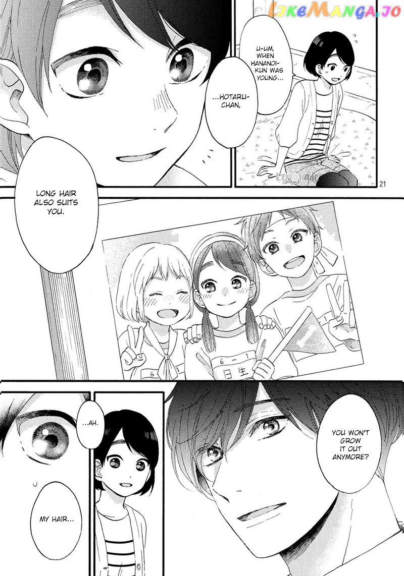 Hananoi-Kun To Koi No Yamai chapter 6 - page 22