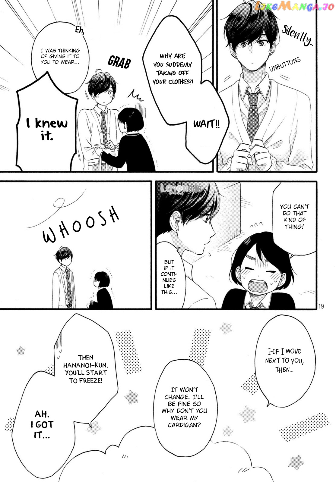 Hananoi-Kun To Koi No Yamai chapter 7 - page 20