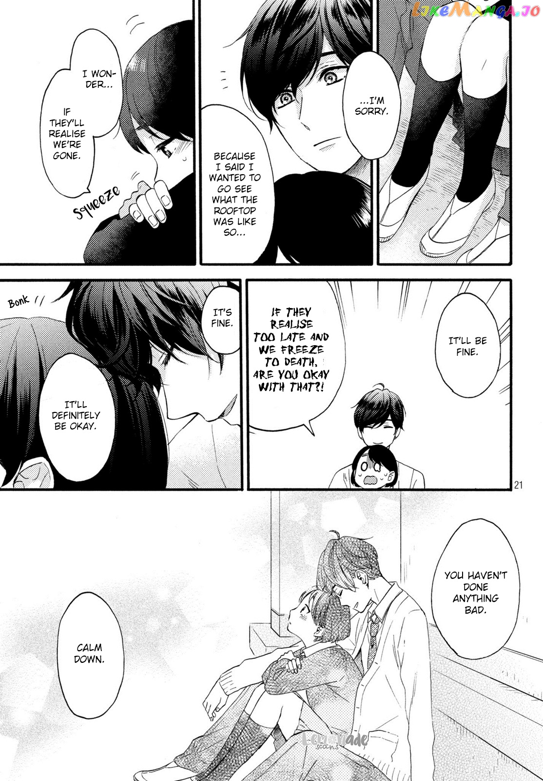 Hananoi-Kun To Koi No Yamai chapter 7 - page 22