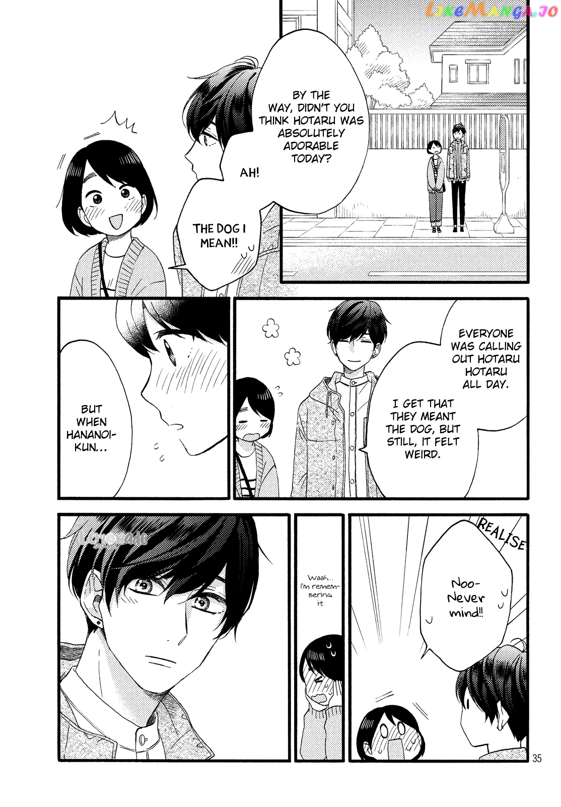 Hananoi-Kun To Koi No Yamai chapter 15 - page 37