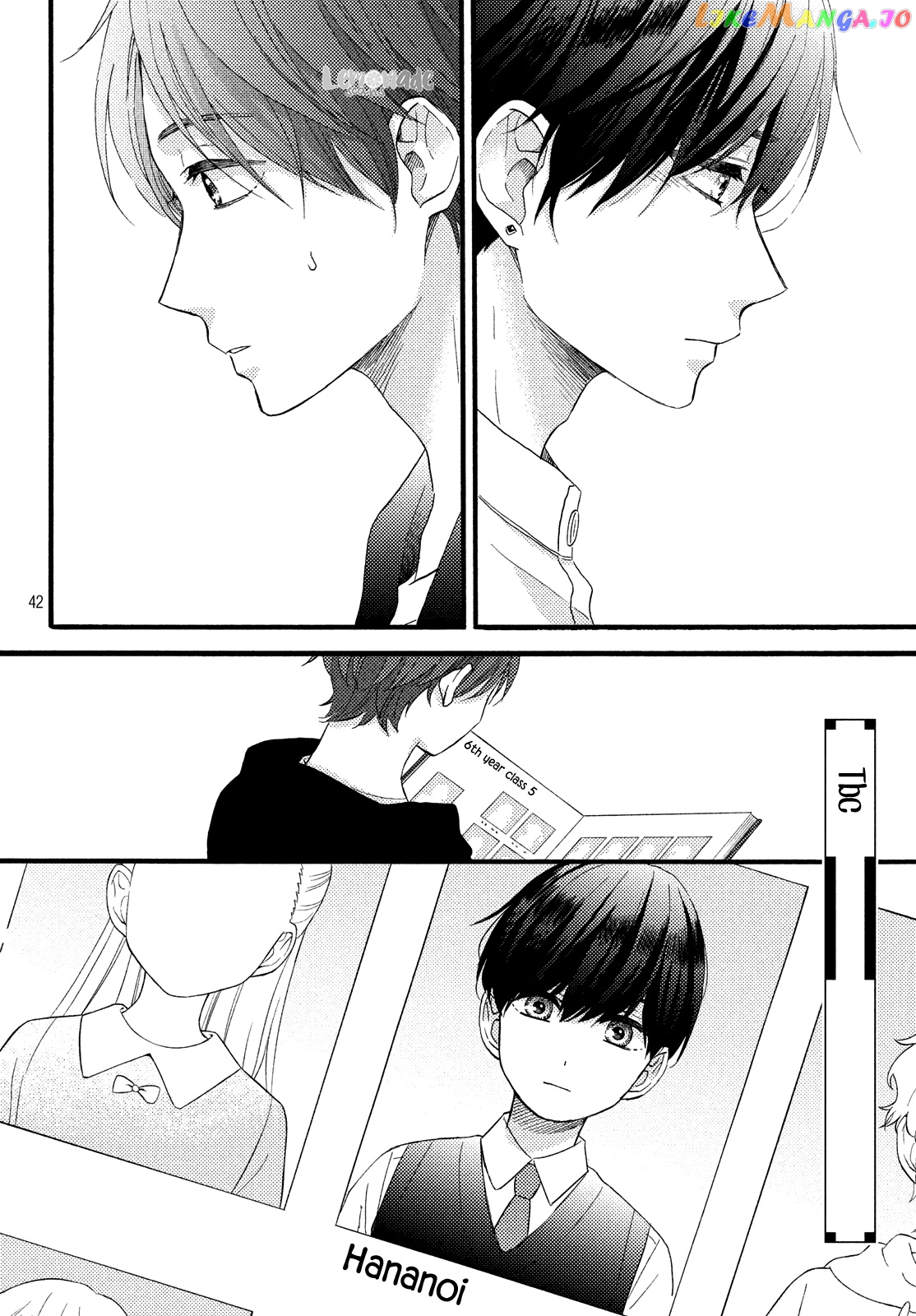 Hananoi-Kun To Koi No Yamai chapter 15 - page 44