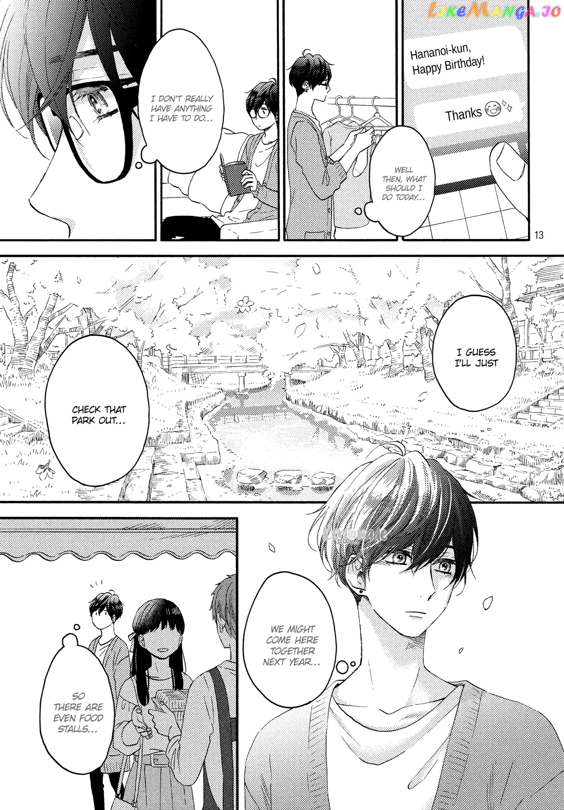 Hananoi-Kun To Koi No Yamai chapter 16 - page 15