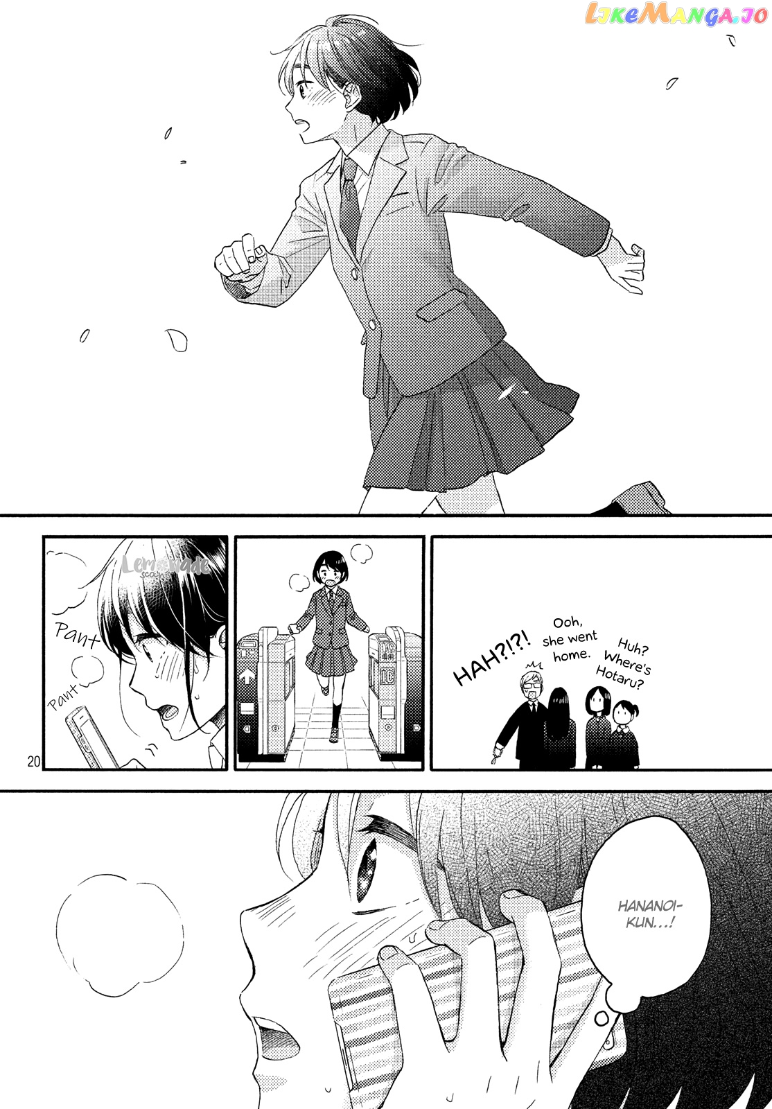 Hananoi-Kun To Koi No Yamai chapter 16 - page 22