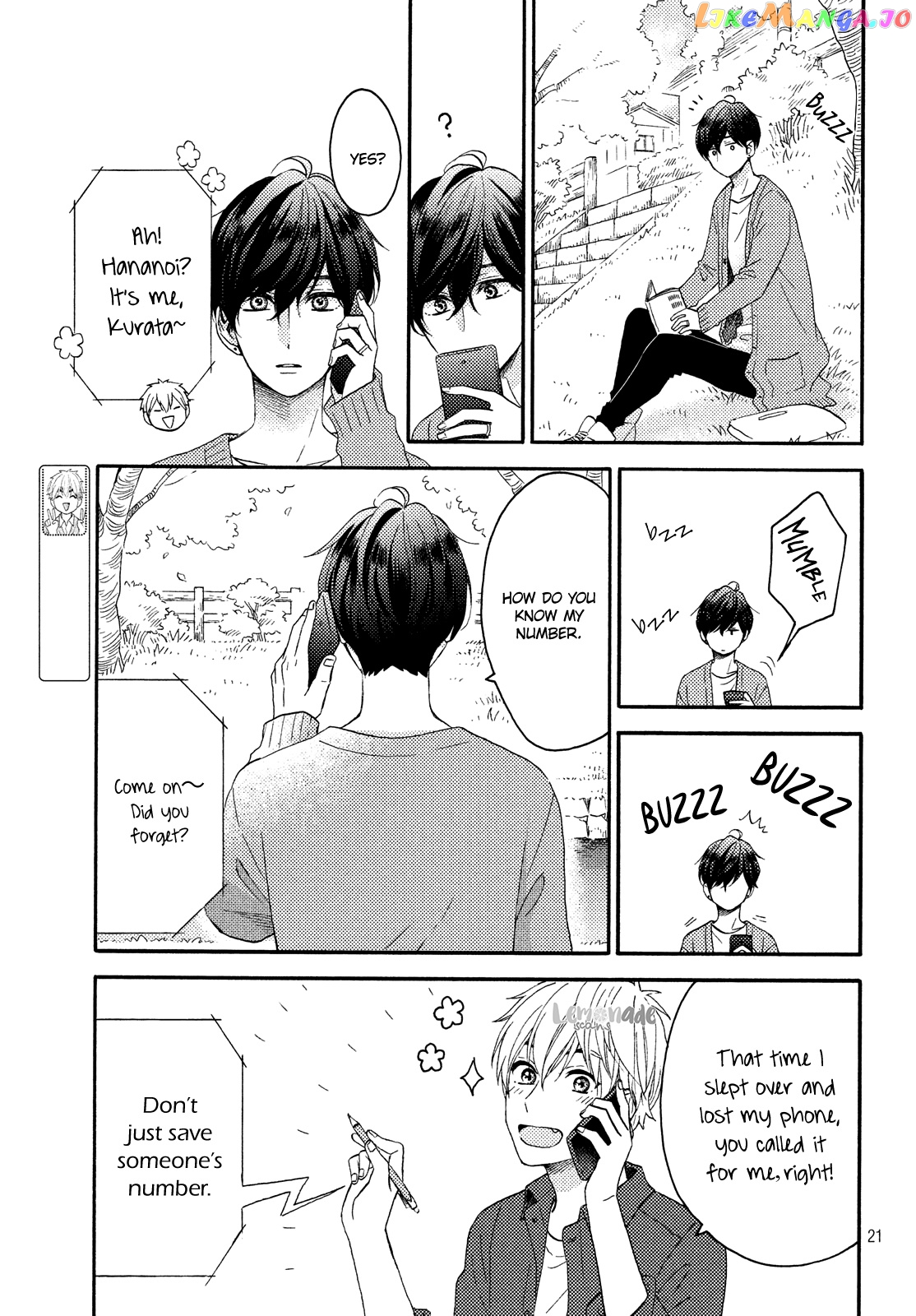 Hananoi-Kun To Koi No Yamai chapter 16 - page 23