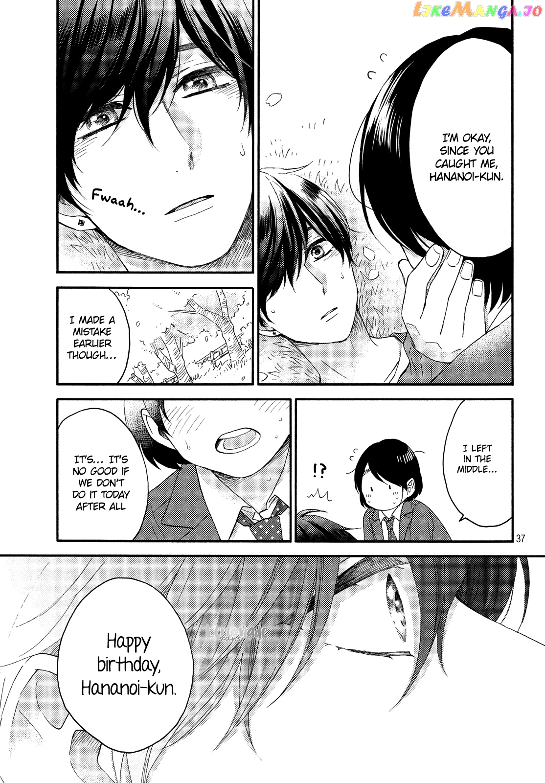 Hananoi-Kun To Koi No Yamai chapter 16 - page 38