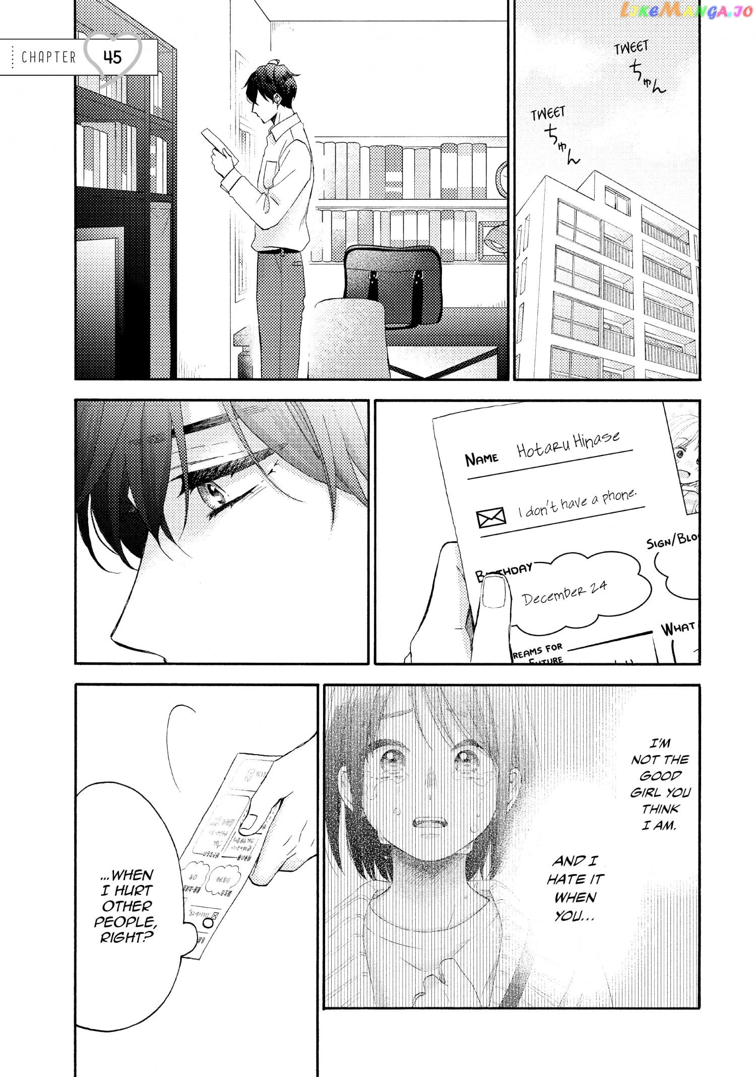 Hananoi-Kun To Koi No Yamai chapter 45 - page 1