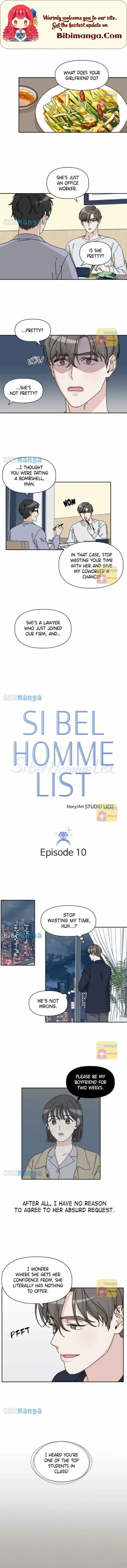 Si Bel Homme List Chapter 10 - page 1