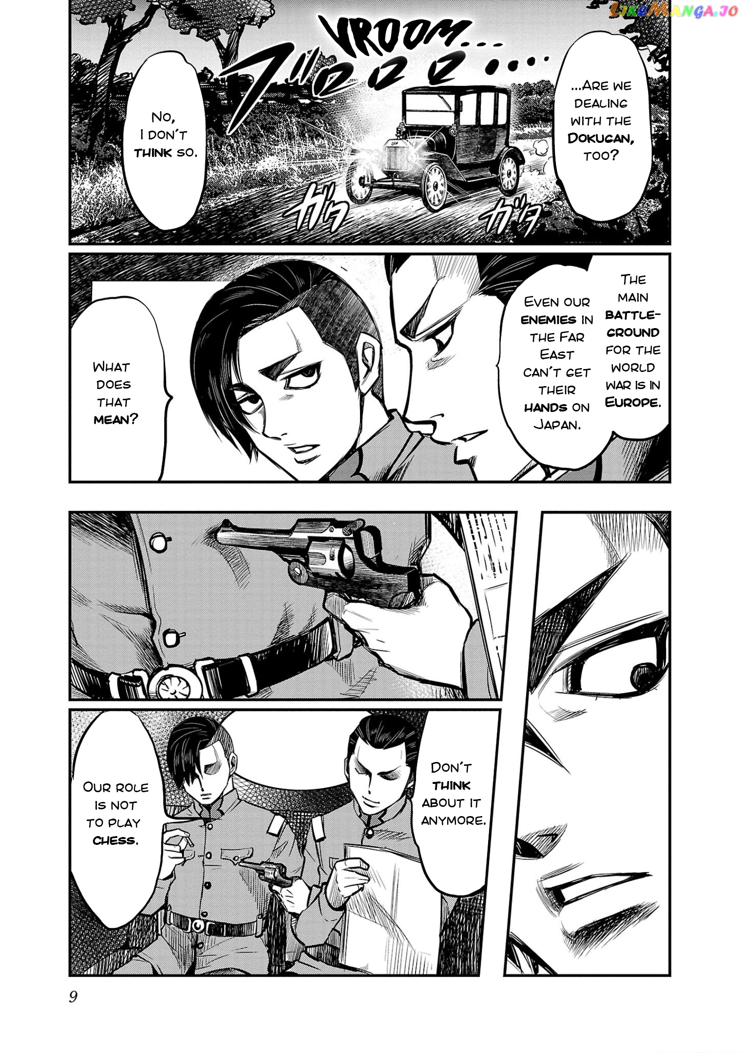 Golden Bat – A Mysterious Story Of The Taisho Era’s Skull chapter 1 - page 9