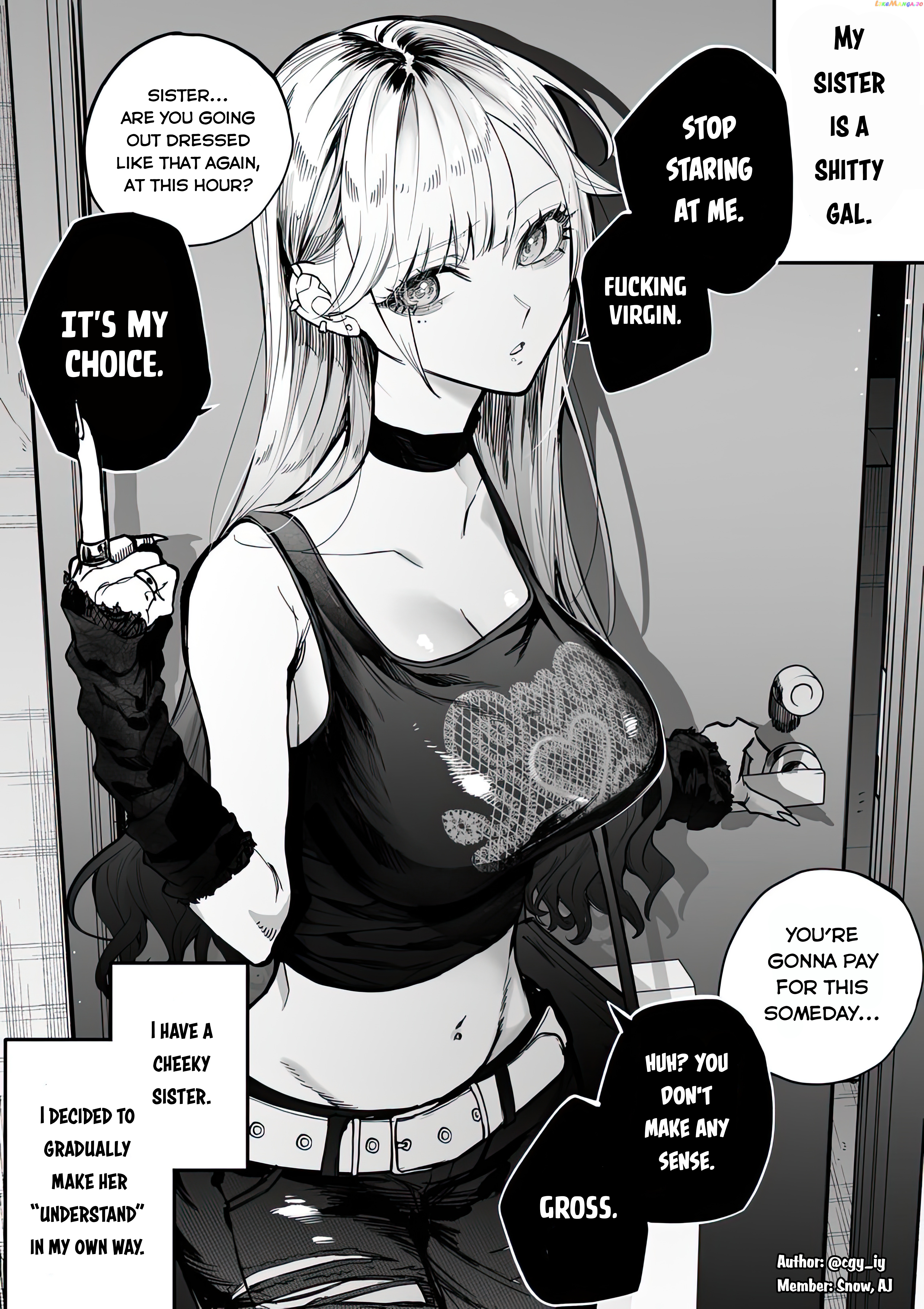 Namaiki Na Gyaru Ane O Ore No Houhou De Wakaraseru Koto Ni Shita Hi chapter 1 - page 1