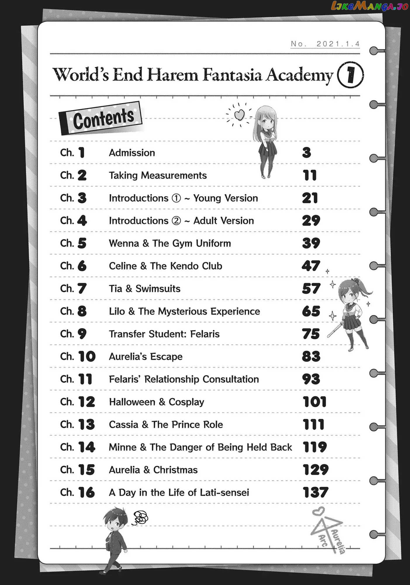 World's End Harem Fantasia Academy chapter 1 - page 3