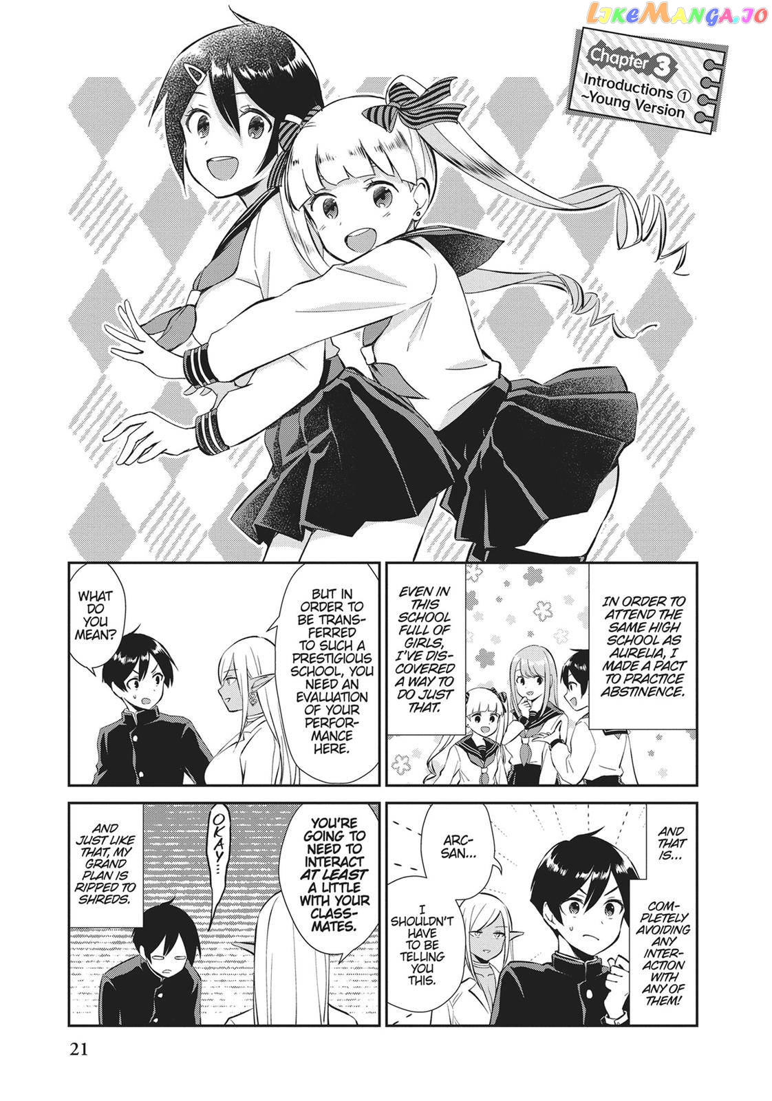 World's End Harem Fantasia Academy chapter 3 - page 1