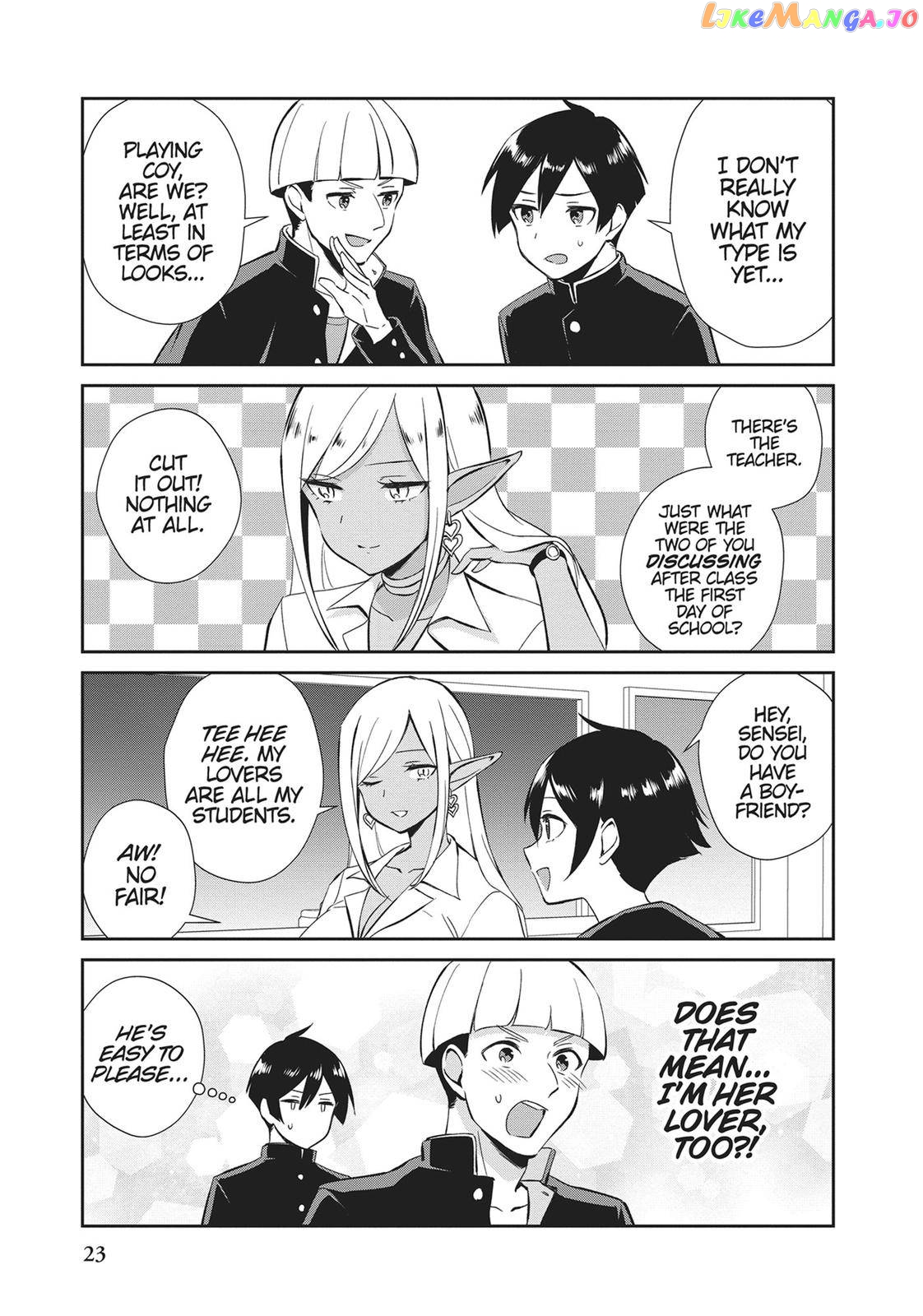 World's End Harem Fantasia Academy chapter 3 - page 3