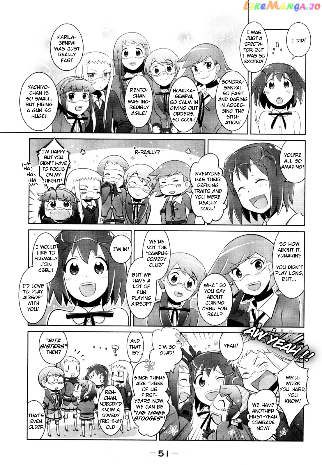 Tokurei Sochi Dantai Stella Jogakuin Koutouka C3 Bu chapter 6 - page 7