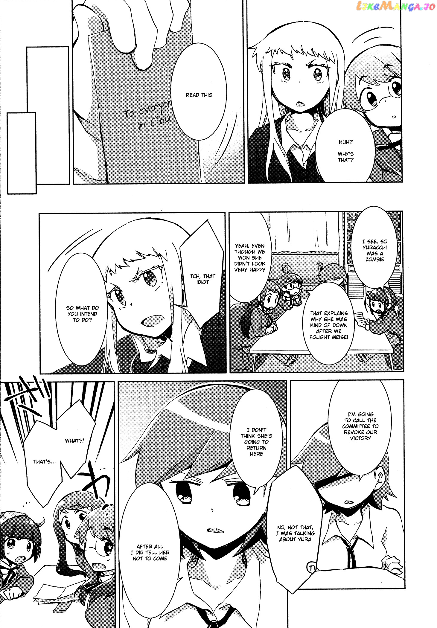 Tokurei Sochi Dantai Stella Jogakuin Koutouka C3 Bu chapter 36 - page 7