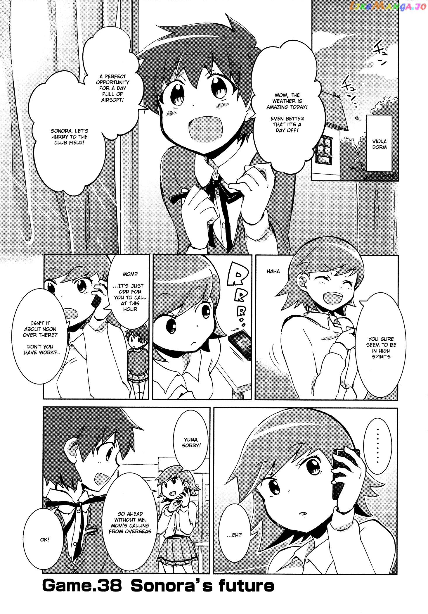 Tokurei Sochi Dantai Stella Jogakuin Koutouka C3 Bu chapter 38 - page 1