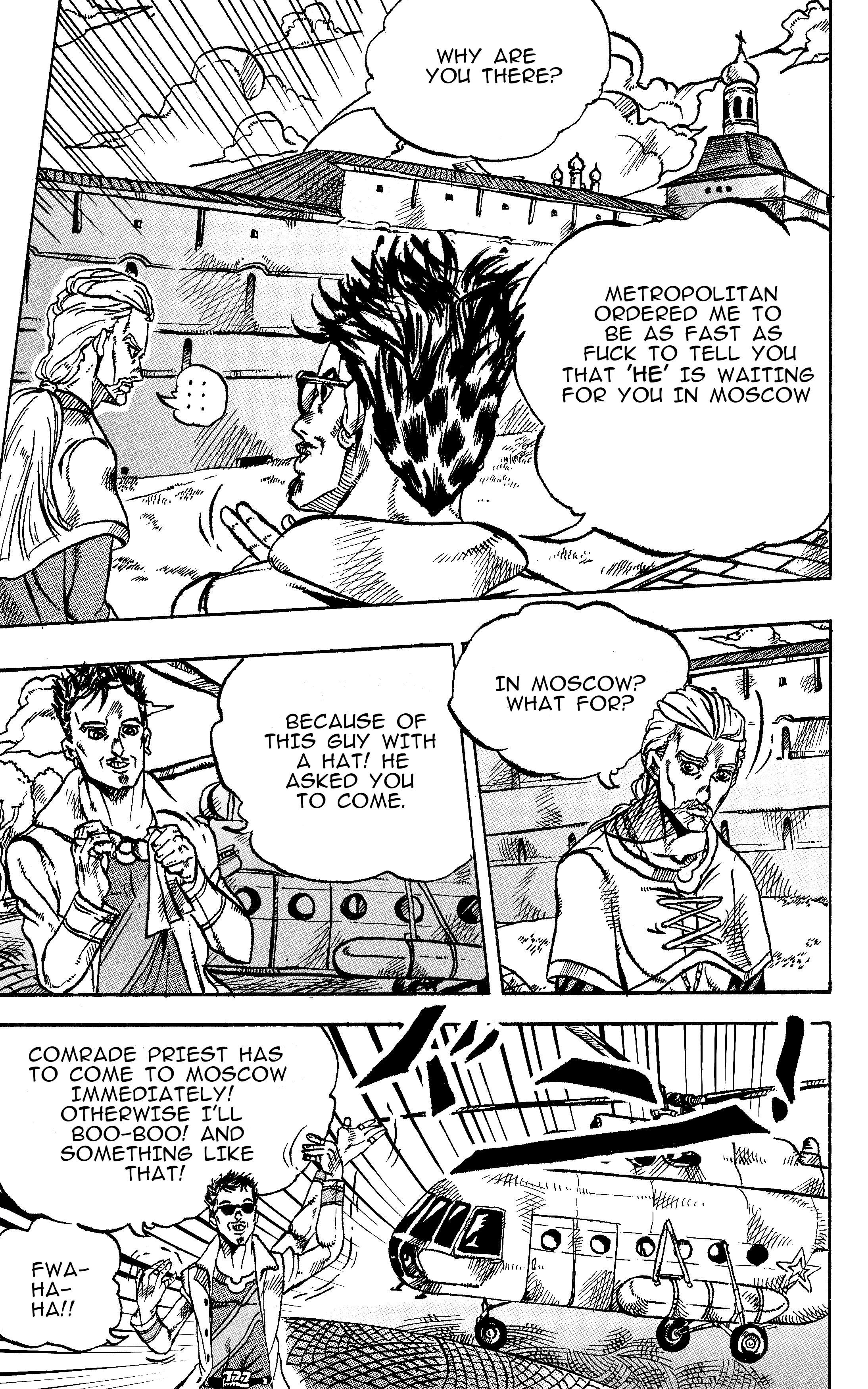Jojo's Bizarre Adventure: Moscow Calling (Doujinshi) chapter 5 - page 4