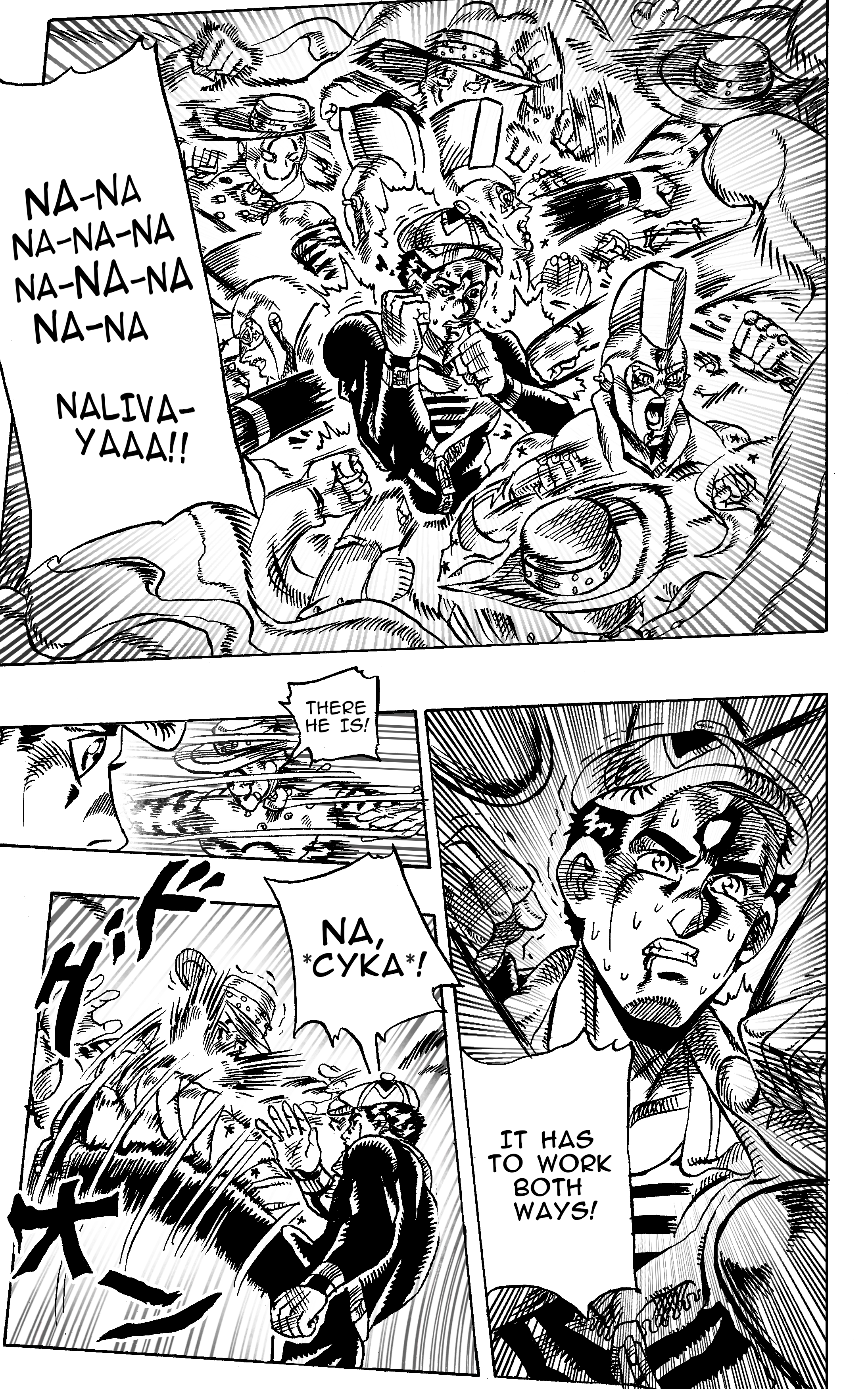 Jojo's Bizarre Adventure: Moscow Calling (Doujinshi) chapter 8 - page 9