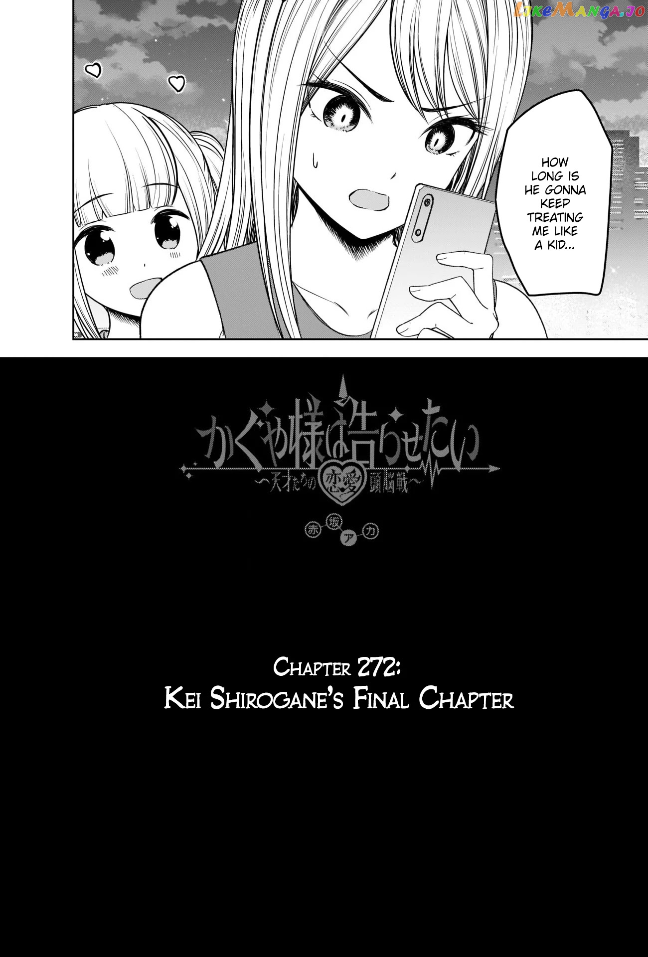 Kaguya-sama wa Kokurasetai - Tensai-tachi no Renai Zunousen Chapter 272 - page 2