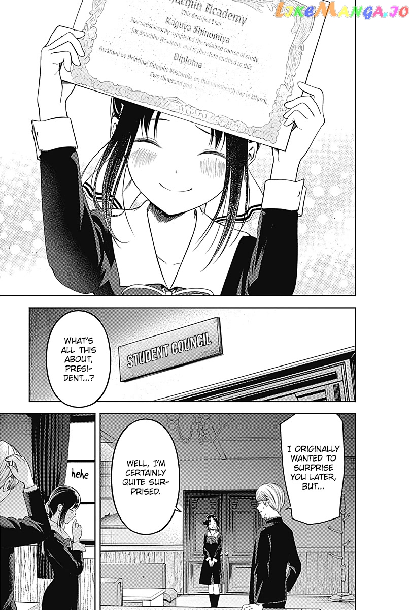 Kaguya-sama wa Kokurasetai - Tensai-tachi no Renai Zunousen Chapter 281 - page 10