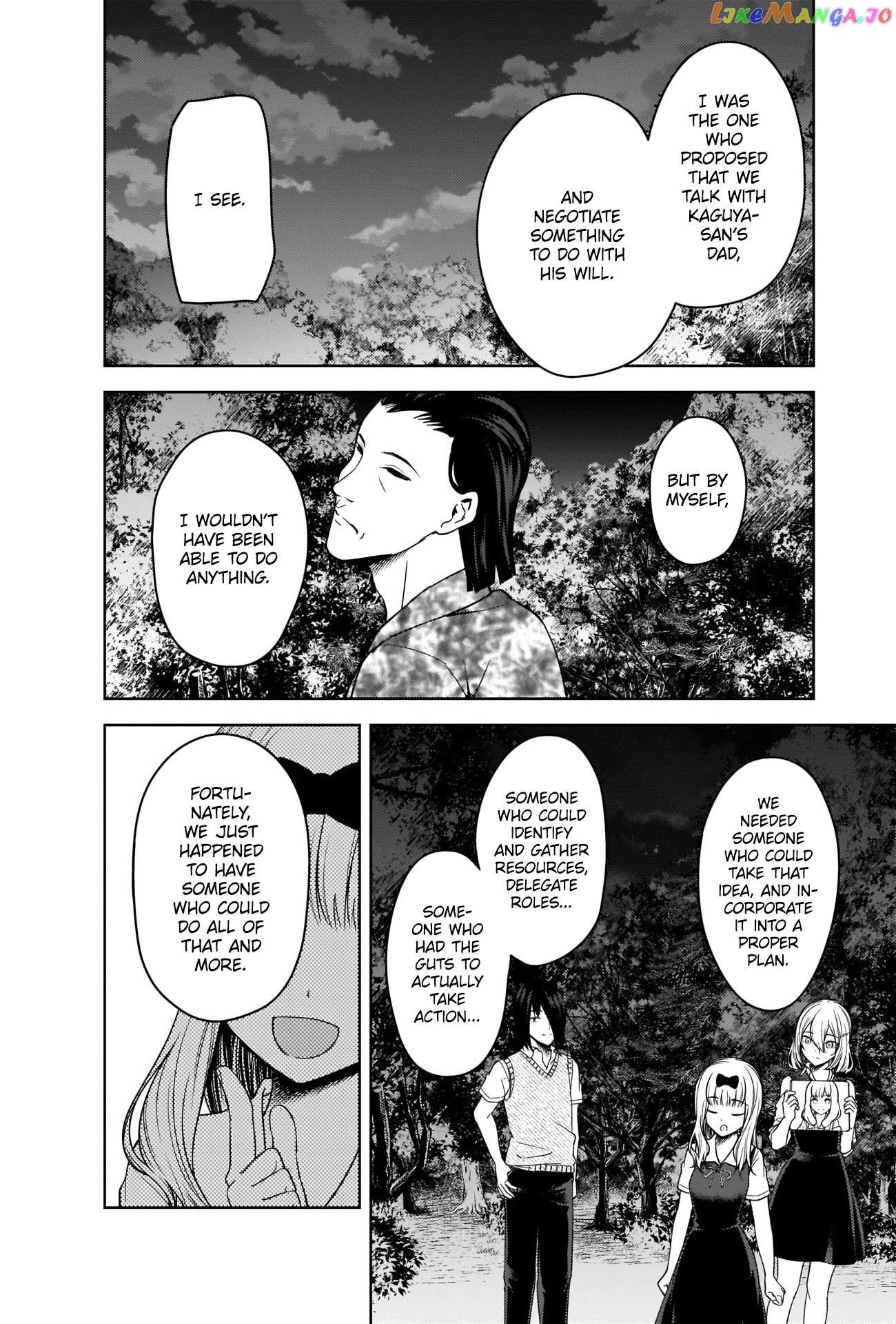Kaguya-sama wa Kokurasetai - Tensai-tachi no Renai Zunousen Chapter 260 - page 4