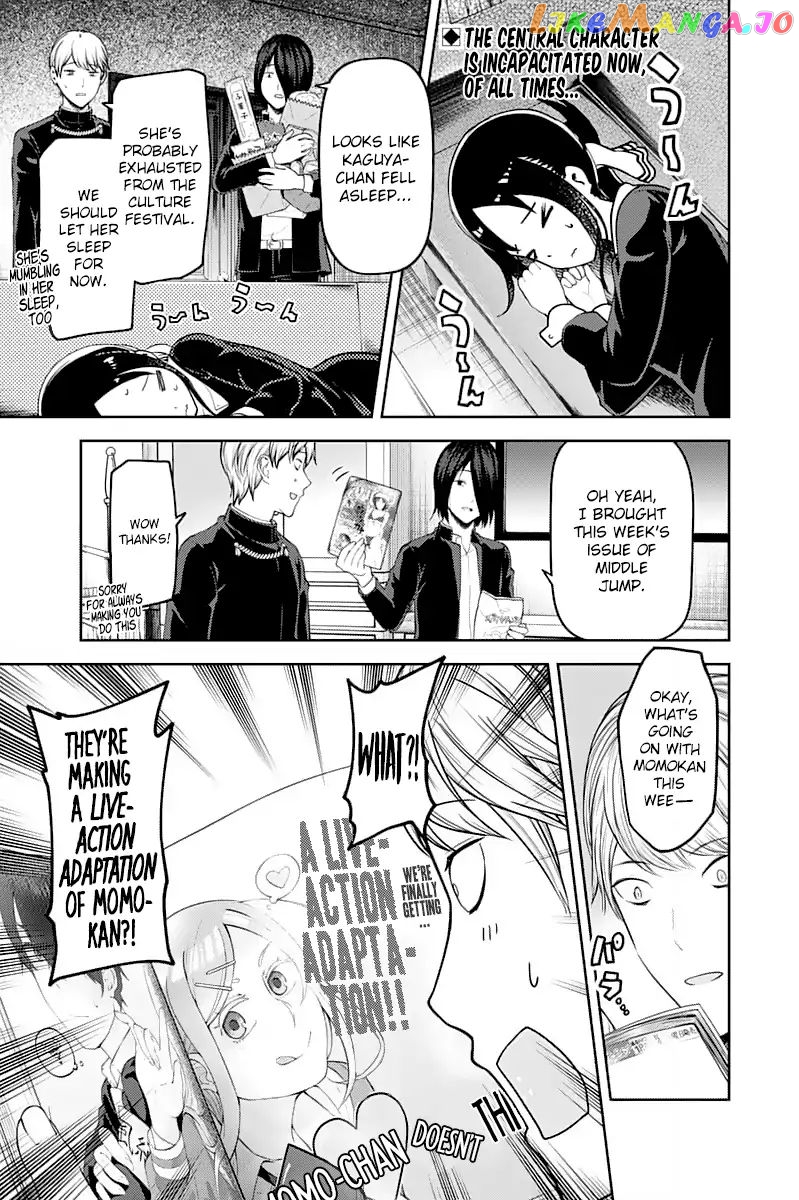 Kaguya-sama wa Kokurasetai - Tensai-tachi no Renai Zunousen Chapter 140 - page 3