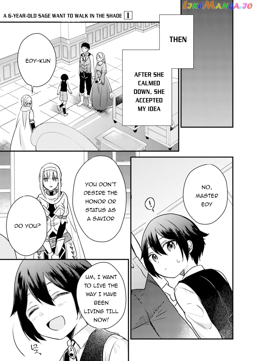 6-sai no Kenja wa Hikage no Michi wo Ayumitai chapter 3 - page 22