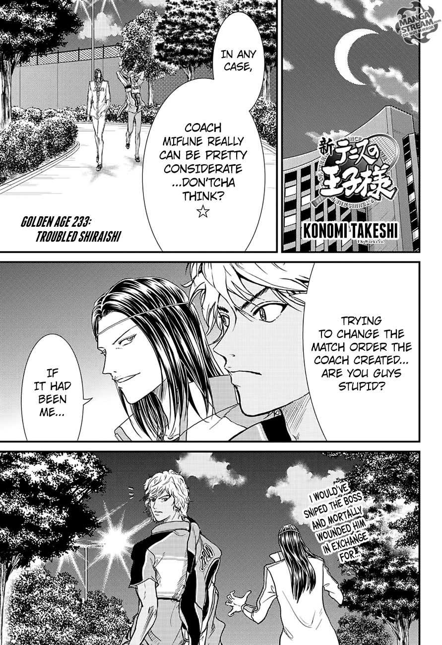 New Prince of Tennis chapter 233 - page 1