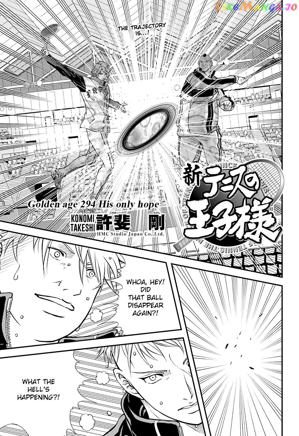 New Prince of Tennis chapter 294 - page 1