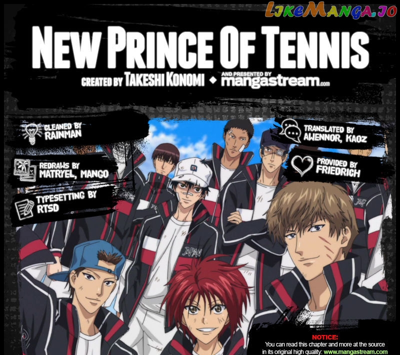 New Prince of Tennis chapter 187 - page 2