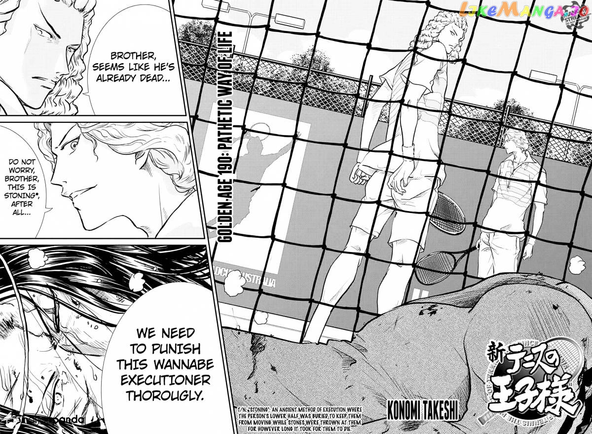 New Prince of Tennis chapter 190 - page 2