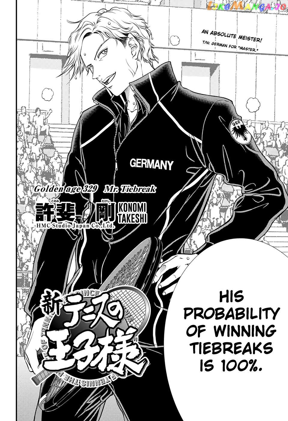 New Prince of Tennis chapter 329 - page 2