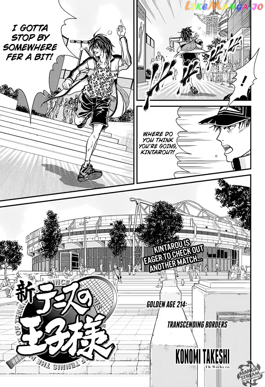 New Prince of Tennis chapter 214 - page 1