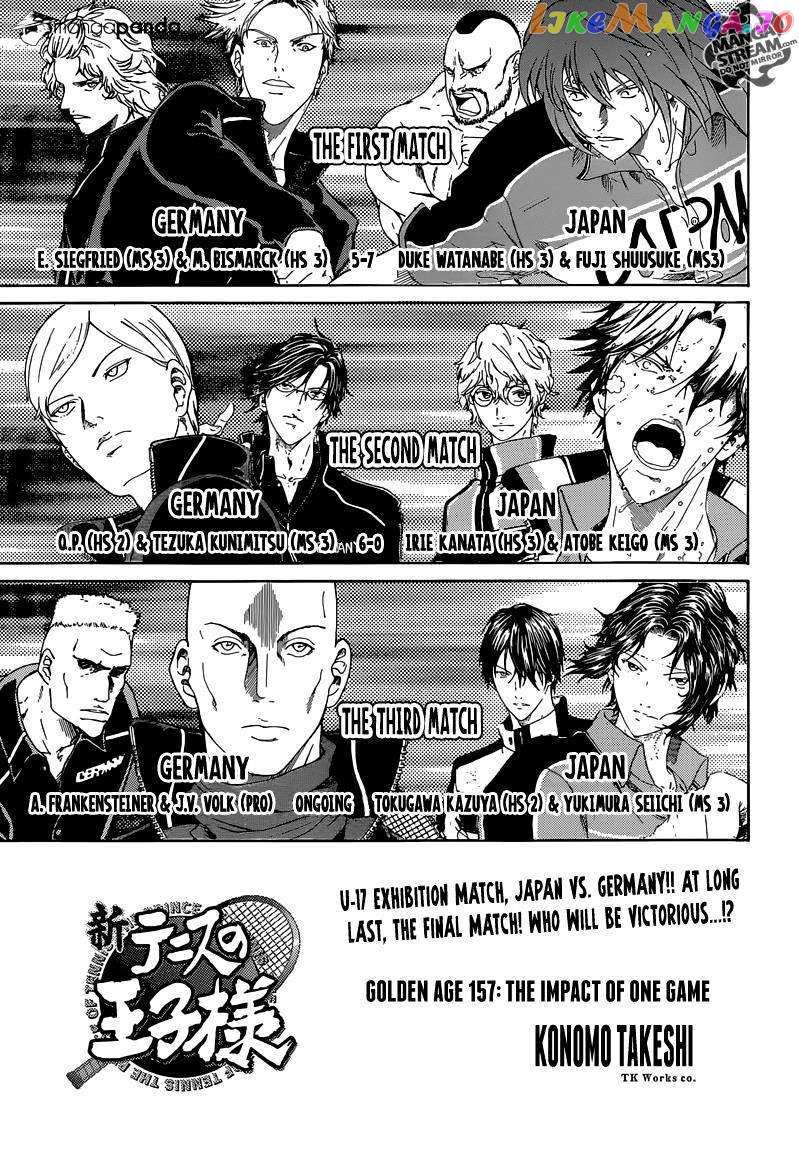 New Prince of Tennis chapter 157 - page 1