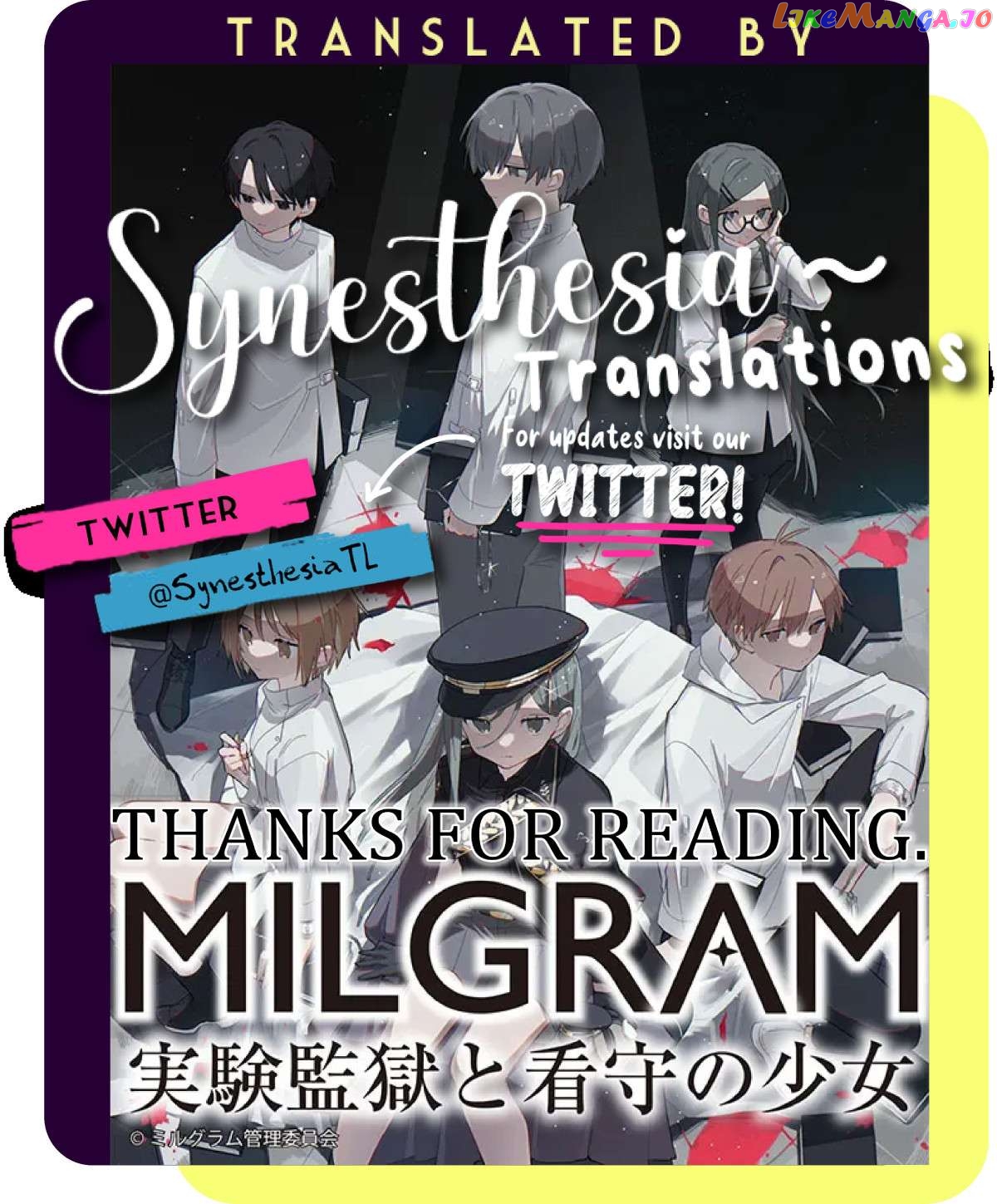 MILGRAM: Jikken Kangoku to Kanshu no Shoujo Chapter 1 - page 28