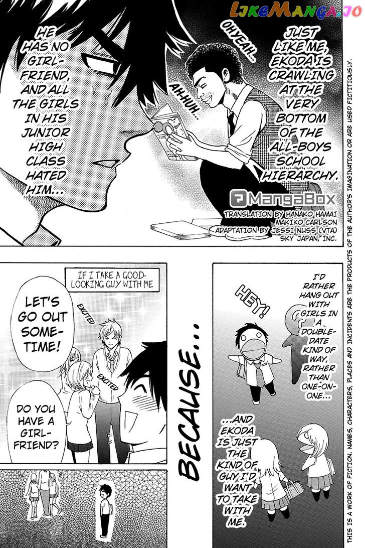 Yugawara-kun wa Ooyamada Danshi Koukou de Moteru Houhou o Kangaeteita ga chapter 5 - page 1
